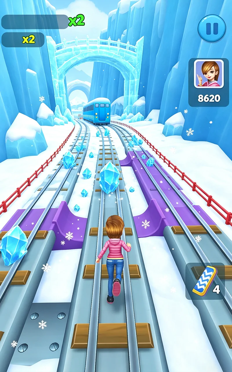 A snow metro scene from Kinexa Surf